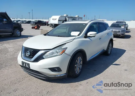 2017 Nissan Murano Sl из США, поврежденный, VIN 5N1AZ2MH9HN187982